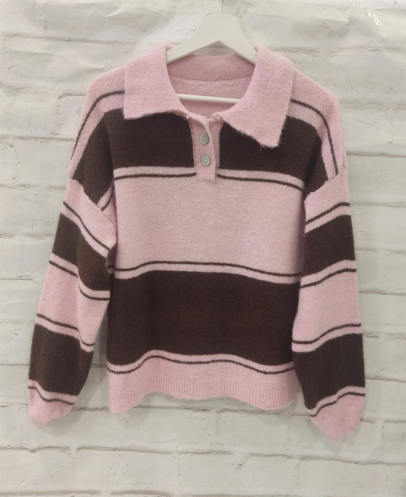 Jersey polo rayas