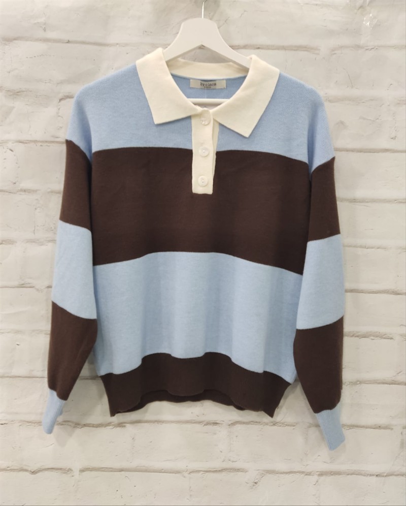 Jersey polo punto fino