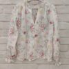 Blusa flores colores bordadas