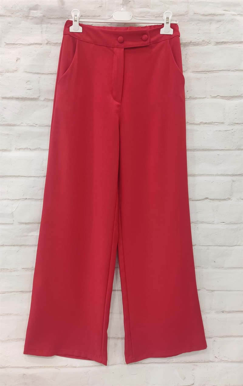 Pantalon ancho dos botones