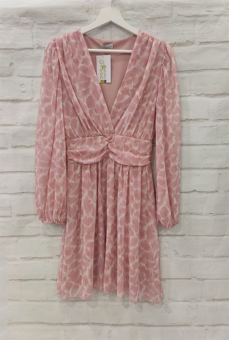Vestido corto estampado