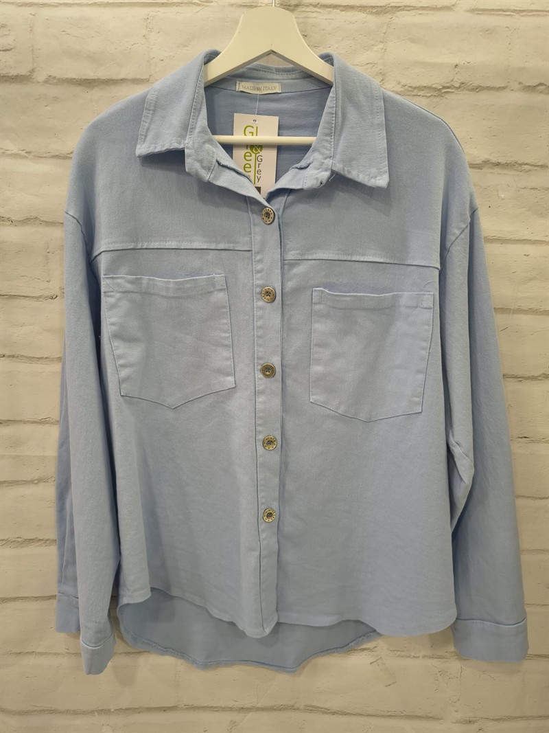 Sobrecamisa demin monocolor