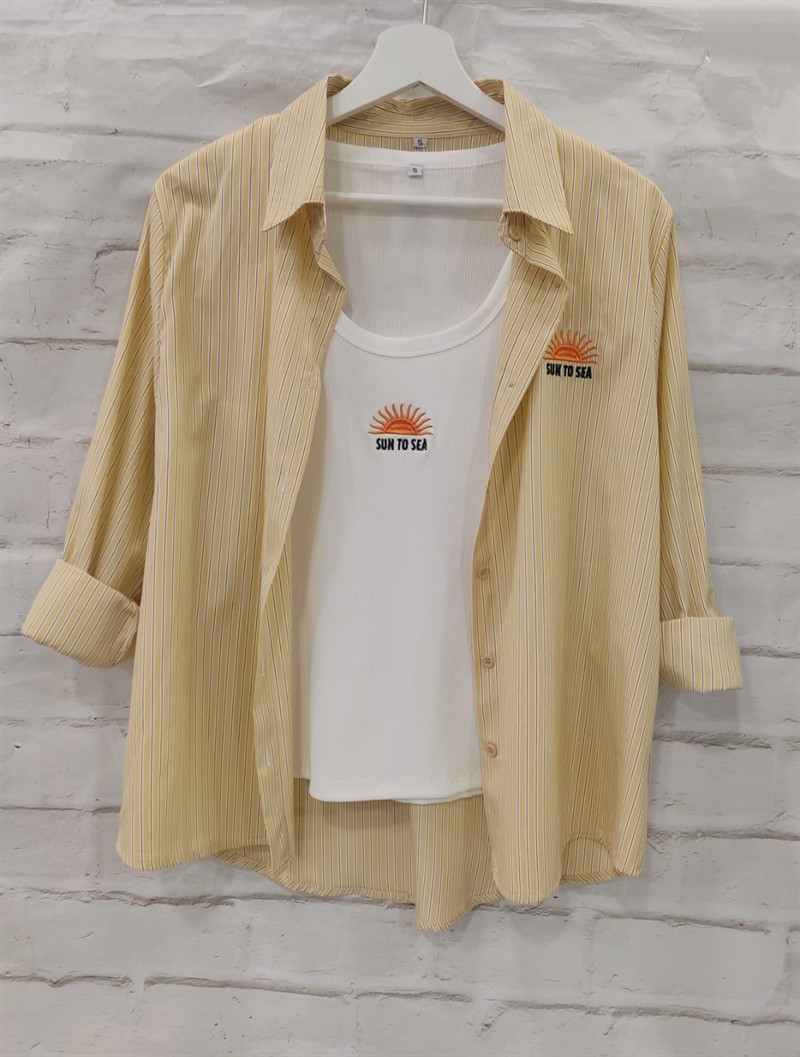 Conjunto camisa camiseta sun to sea