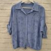 Camisa bordada cachemir unicolor