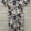 Vestido estampado lazo espalda